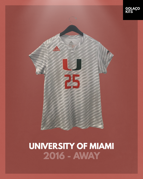 University of Miami 2016 - Away - Womens - #25